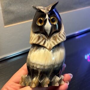 Carved Horn Owl